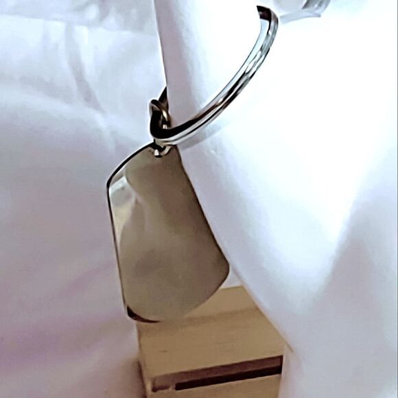 STAINLESS STEEL (NOT SISTER'S BY BLOOD BUT SISTERS BY HEART) KEYCHAIN - Picture 3 of 5